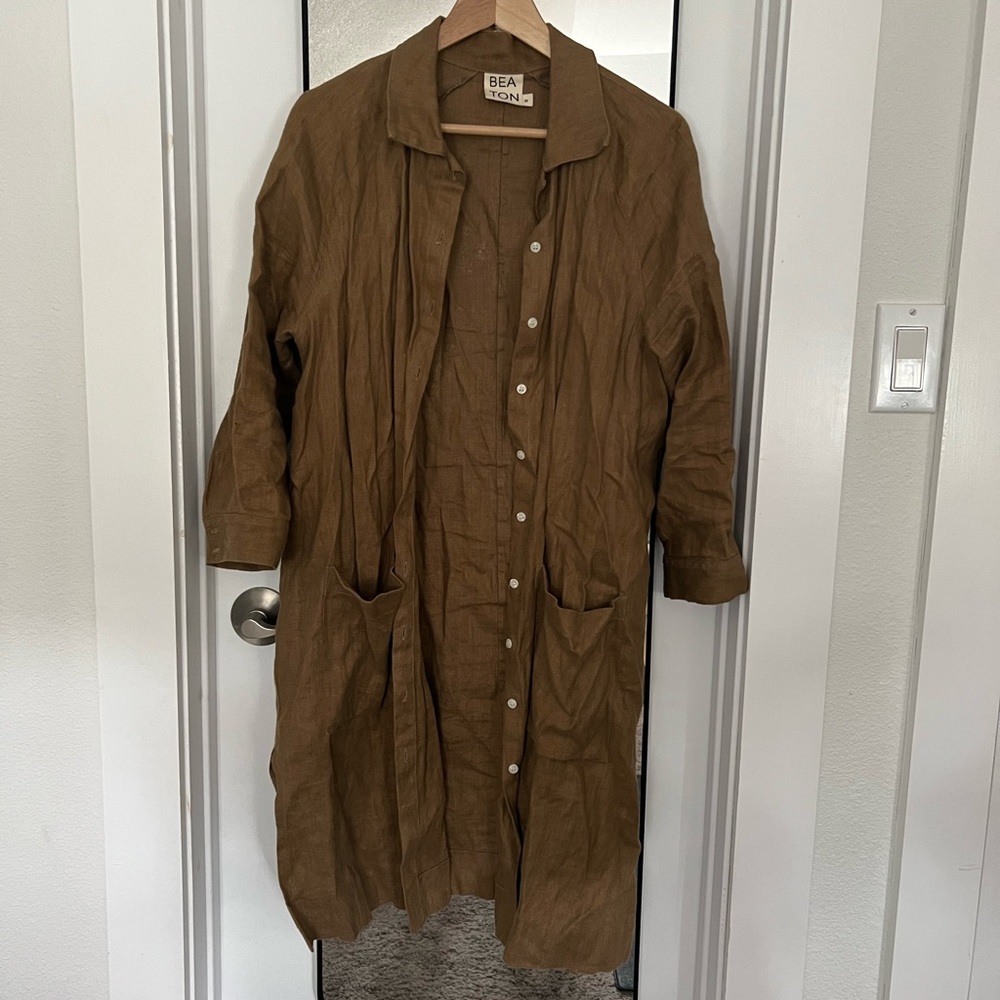 Raglan coat dress